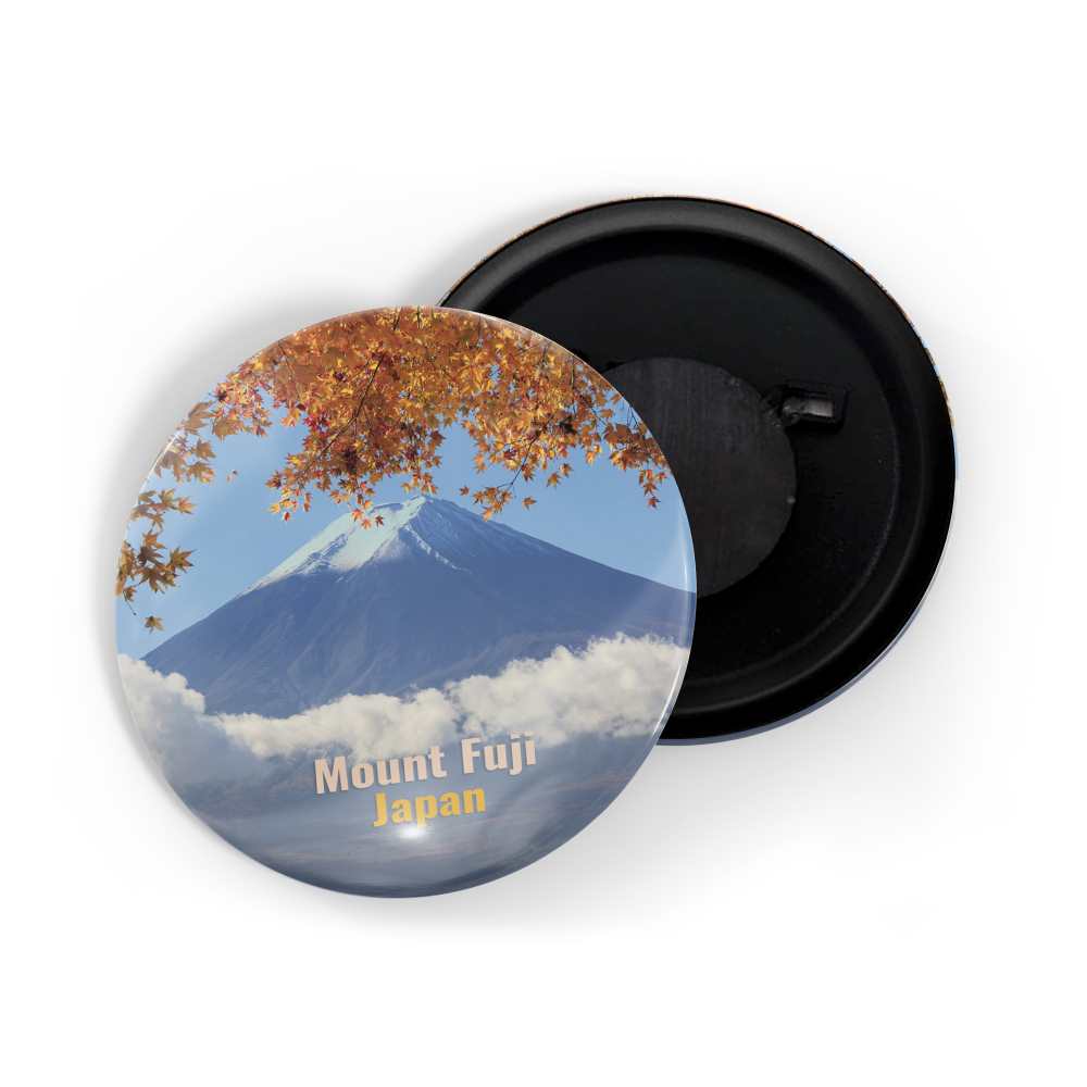 dhcrafts Fridge Magnet Multicolor Famous Tourist Place Mount Fuji Japan Glossy Finish Design Pack of 1